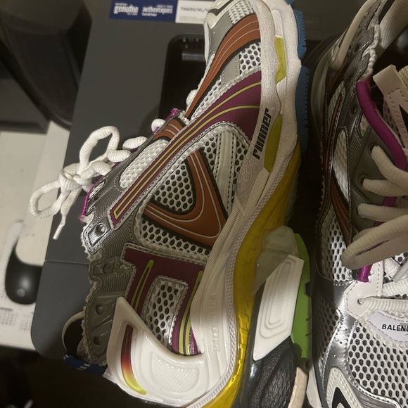 Balenciaga Purple Brown Chunky Sneakers - Picture 1 of 2